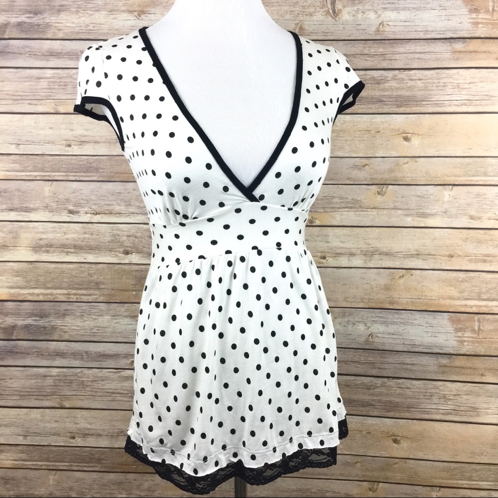 XXI Dot Blouse Girly Top